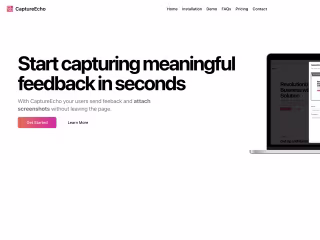 Start capturing website feedback in seconds