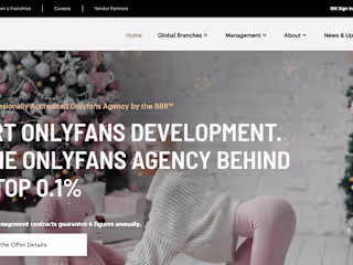I will build onlyfans agency website, onlyfans modeling website