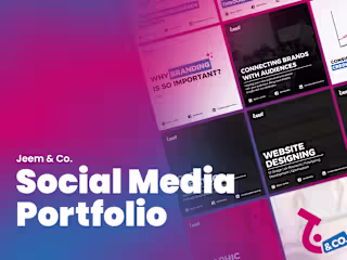 Jeem & Co. | Social Media Portfolio | Marketing Agency