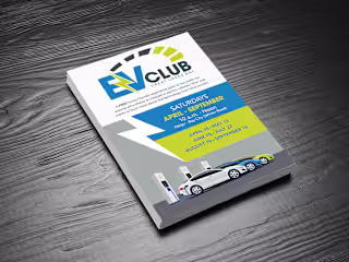 Logo and Flyer - EV Club Great Lakes Bay