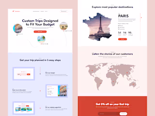 Webflow (TripPlanner – Website for Travel Planning and Booking)