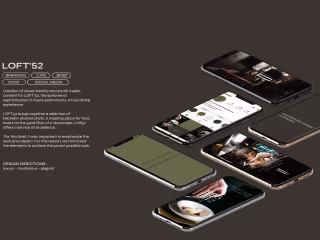 LOFT'52, a dinning experience - brand identity