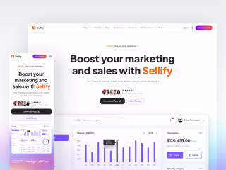 Sellify—SaaS Landing Page