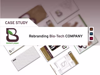 Re-designed LOGO (Bio tech paper) on Behance