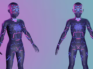 3D cyberpunk models