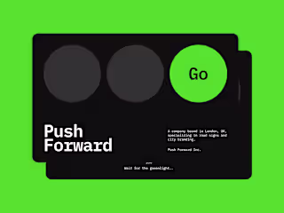 Push Forward - Menu Navigation Concept