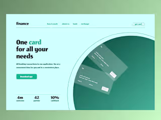 Landing Page for a Fintech Company :: Behance