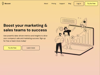 Boost - SaaS Framer Template