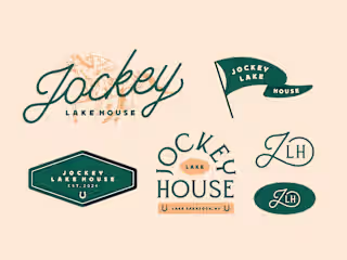 Jockey Lake House Logo Design
