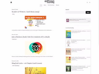 Pathways of Learning - Wordpress Blog for writer