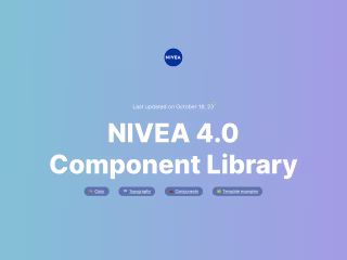 Project: Creation of a Component library for Nivea