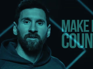 Leo Messi, #MakeitCount (Landing Page & Campaign)