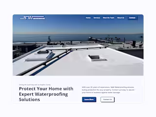  S&W Waterproofing – Webflow Site with Client-First Framework