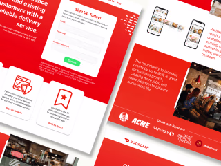 DoorDash Landing Page