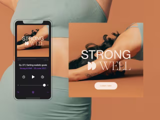 Brand & Web Design for a wellness podcast