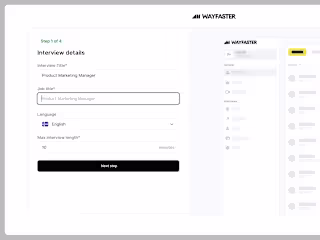 Stepper - Interview configuration