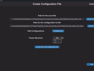 Automation App and Tkinter Interface
