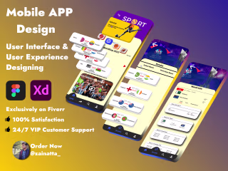 Mobile App UI Interface