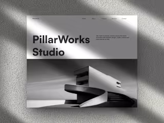Pillarworks Studio Website Development