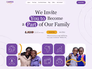 NGO Child Welfare | Elementor based Wordpress Site + UI Design