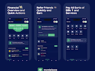 MonieBoxx - Bill Payment Mobile App