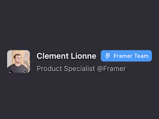 Product Specialist at Framer