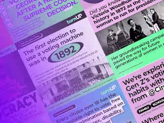 TurnUp Activism - Social Media Design