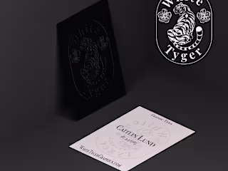 White Tyger Logo Design and Mockups