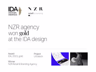Gold at the International Design Awards (IDA)