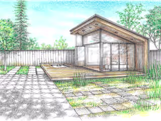 Perspective rendering (architecture and landscape)