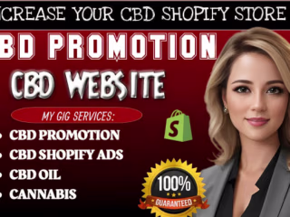 I will do cbd promotion, cbd shopify ads, hemp, cannabis, marij…