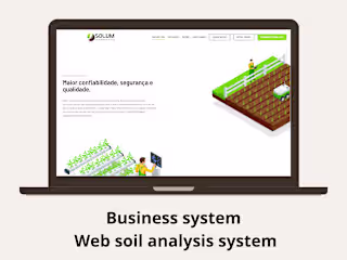 Business system - Web system of soil analysis