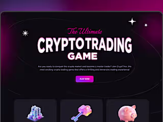 CrypThor - Website Blockchain Game :: Behance