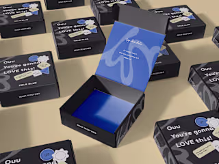 True Blue - Brand Identity + Packaging and Social 