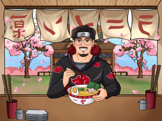 naruto ramen half body