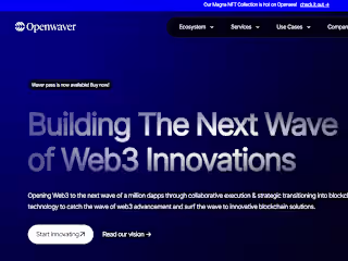 Openwaver: Website for a Web3 Startup
