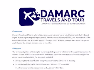 Transforming Damarc Travels: A Data-Driven success story