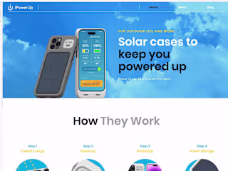 Solar Power Phone Case | iPowerUp | Charge Anywhere