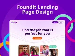 Foundit Landing Page Concept | Website Re-design