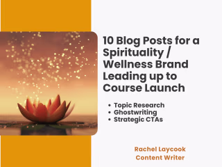Blog Writing for Wellness Brand