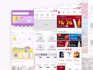 Tokopedia Official Store: Revamp entire page 