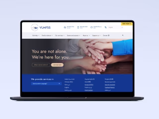 Website and brand design for multicultural organization