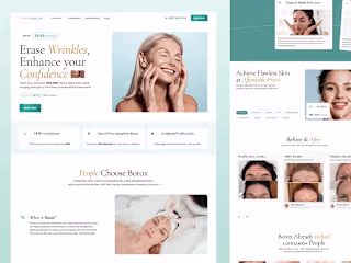 Responsive UI/UX Design for Medical Spa Website