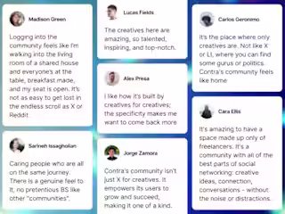 Launching Contra's Community