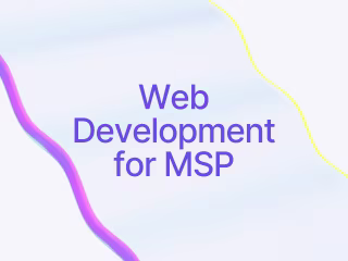 Web development for MSP