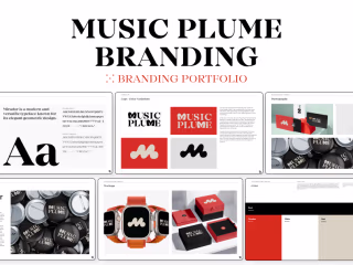 Music Plume Branding Project on Behance