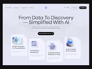 AI Company Website Design