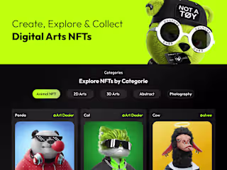 Krypto Modern Website-Nft Market place