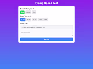 Typing Speed Test