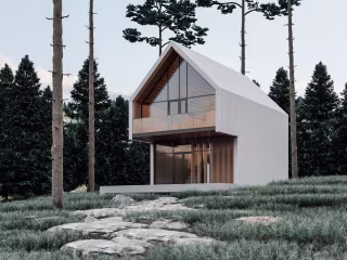 VISUALIZATION OF A FOREST HOUSE